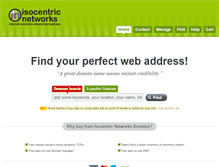Tablet Screenshot of domains.isocentric.com